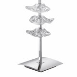 Akira 2 Light Table Lamp - Chrome With Cream Shade