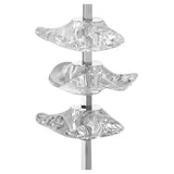 Akira 2 Light Table Lamp - Chrome With Cream Shade