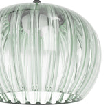 Alamito Glass Linear Pendant Light - Textured Black