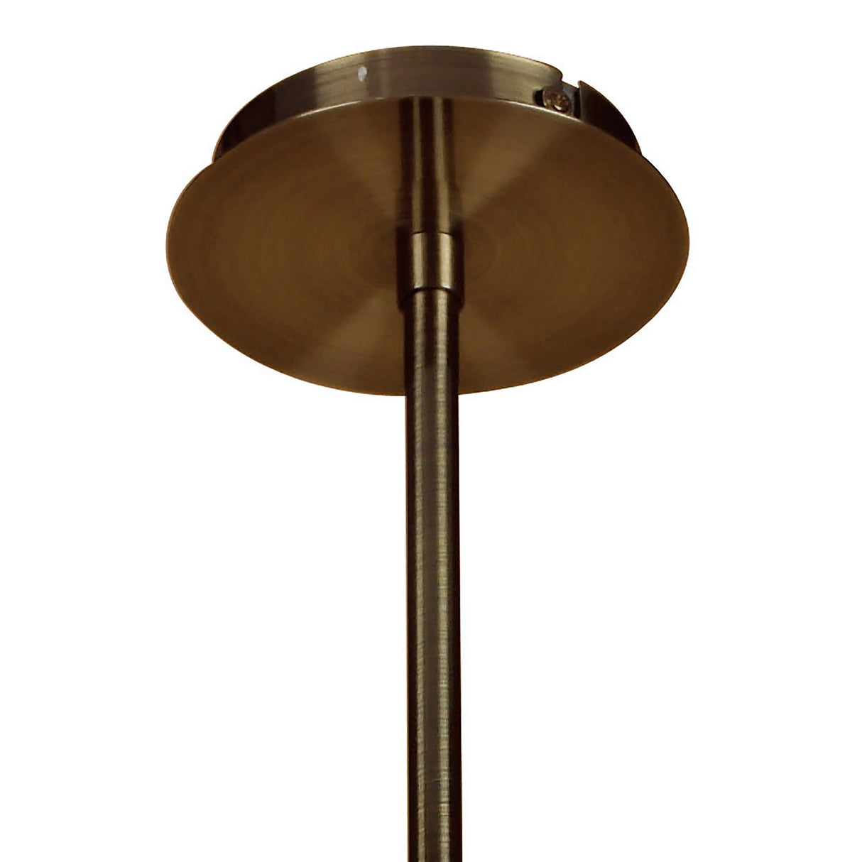 Alaska 82cm 8 Light Chandelier/Semi-Flush - Antique Brass