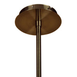 Alaska 82cm 8 Light Chandelier/Semi-Flush - Antique Brass