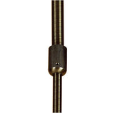 Alaska 82cm 8 Light Chandelier/Semi-Flush - Antique Brass