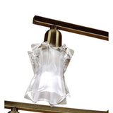 Alaska 82cm 8 Light Chandelier/Semi-Flush - Antique Brass