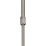 Alaska 64cm 6 Light Chandelier/Semi-Flush - Satin Nickel