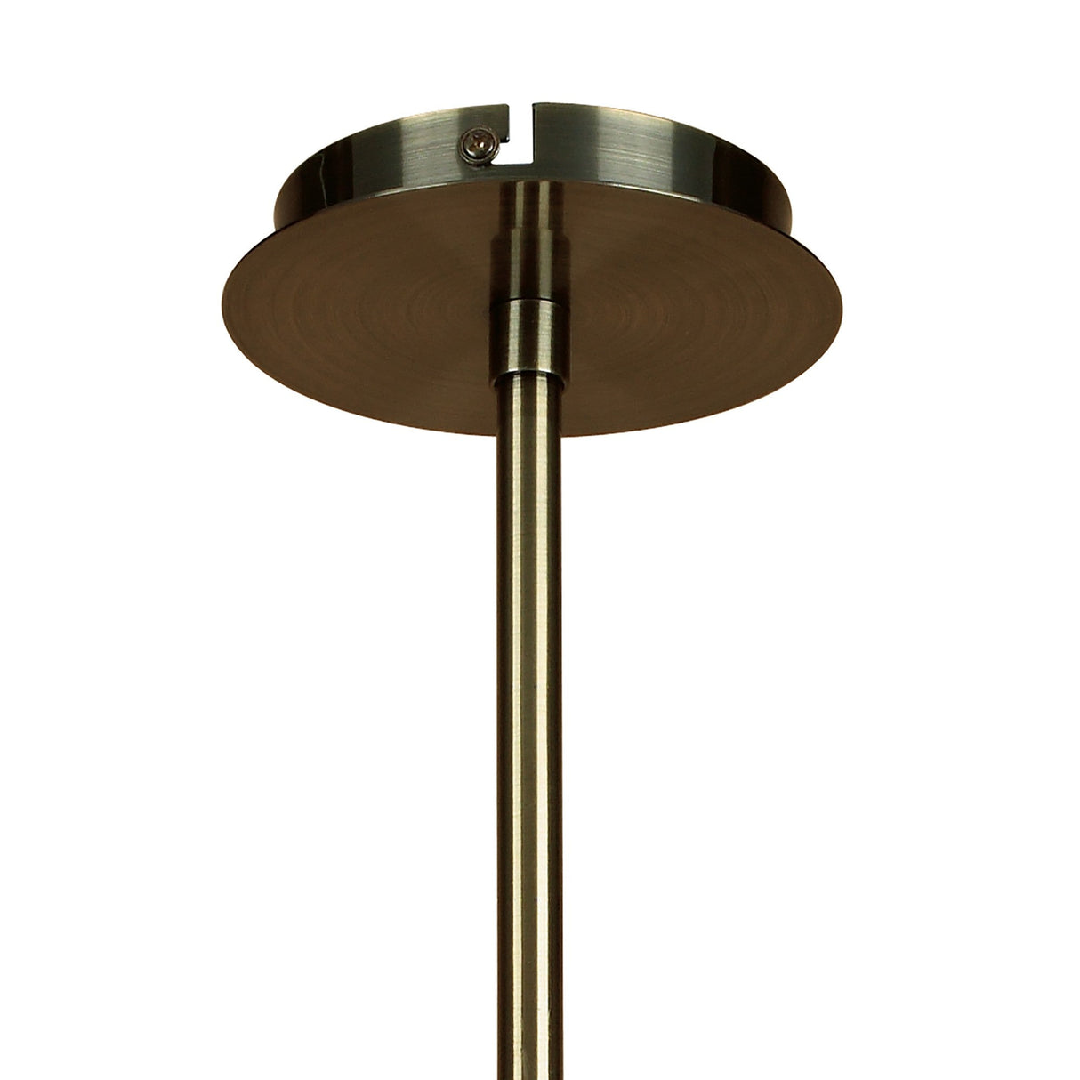 Alaska 49cm 4 Light Chandelier/Semi-Flush - Antique Brass