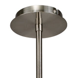 Alaska 49cm 4 Light Chandelier/Semi-Flush - Satin Nickel