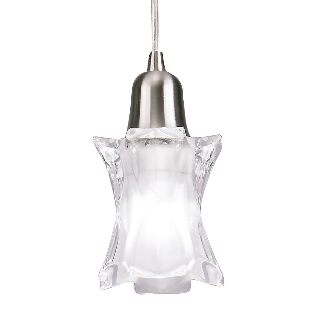 Alaska 11cm 1 Light Pendant Light - Satin Nickel