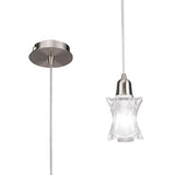 Alaska 11cm 1 Light Pendant Light - Satin Nickel