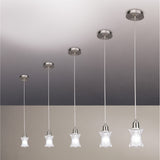 Alaska 11cm 1 Light Pendant Light - Satin Nickel