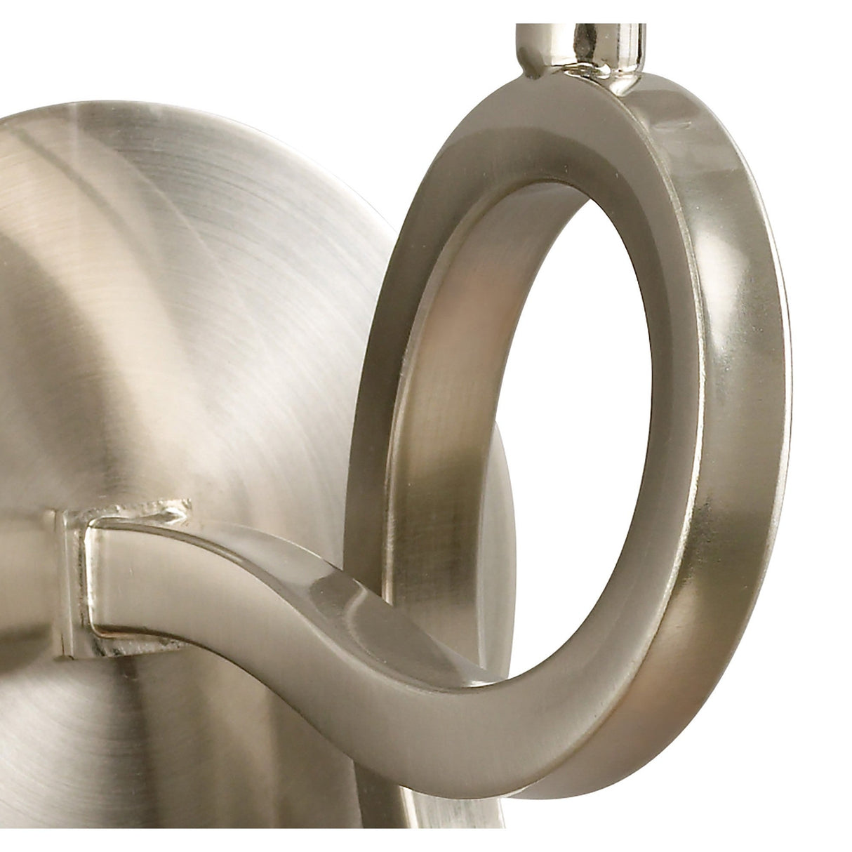 Alaska 1 Light Wall Lamp With Switch - Satin Nickel