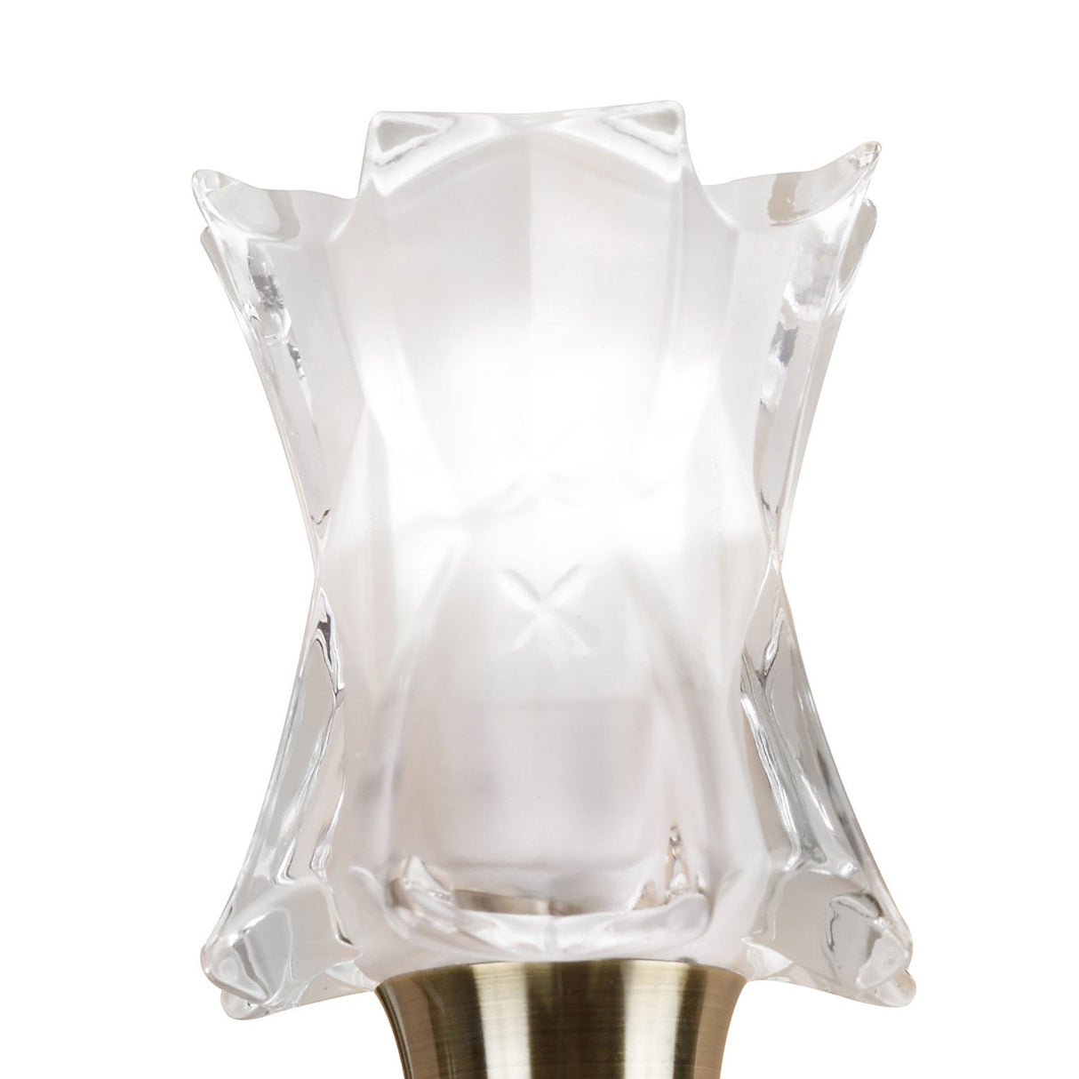 Alaska 2 Light Wall Lamp With Switch - Antique Brass