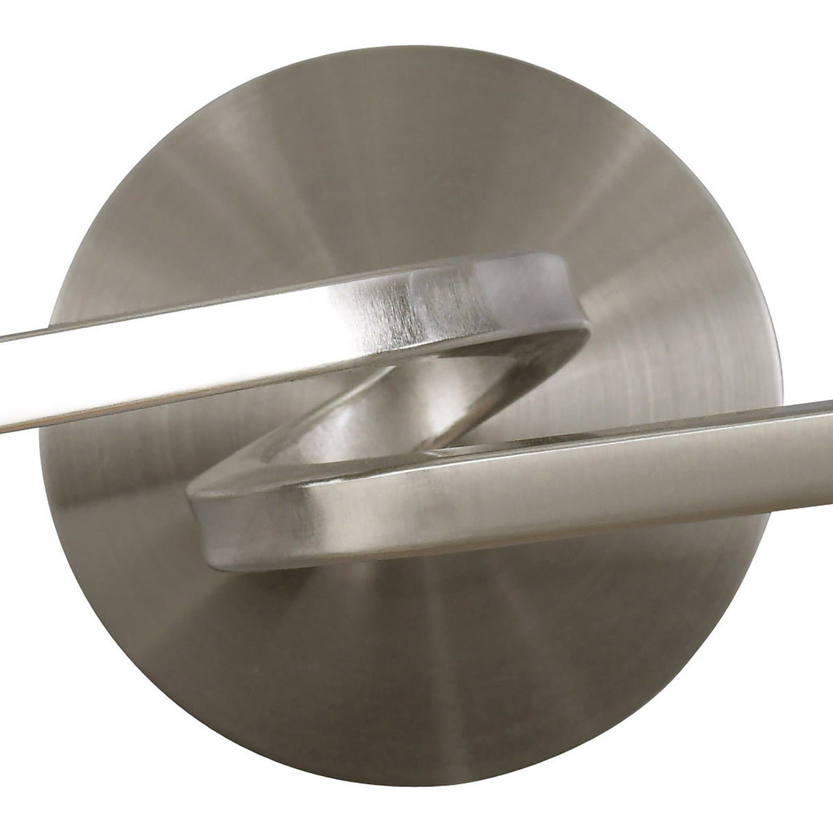 Alaska 2 Light Wall Lamp With Switch - Satin Nickel