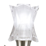 Alaska 2 Light Wall Lamp With Switch - Satin Nickel