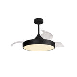 Alaska CCT Dimmable LED Ceiling Fan Light With Remote & APP Control - Black