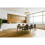 Alaska Mini CCT Dimmable LED Ceiling Fan Light With Remote & APP Control - Brown