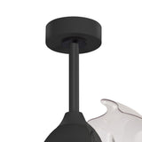 Alaska Mini CCT Dimmable LED Ceiling Fan Light With Remote & APP Control - Black