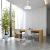 Alaska Mini CCT Dimmable LED Ceiling Fan Light With Remote & APP Control - White