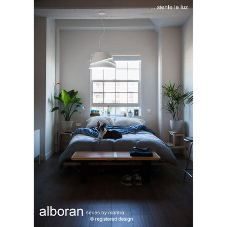 Alboran 52cm 1 Light Pendant Light - Silver