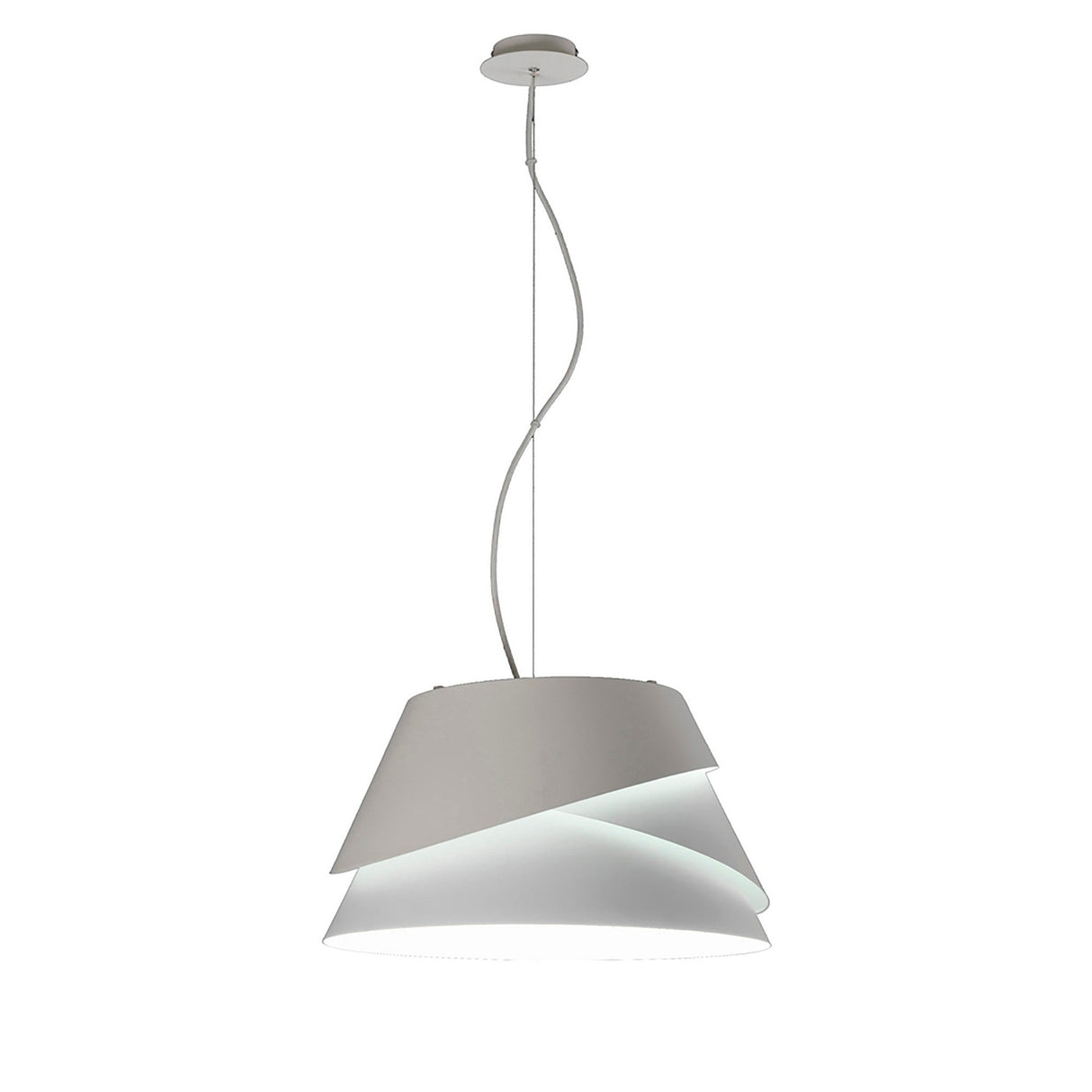 Alboran 52cm 1 Light Pendant Light - Silver