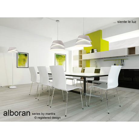 Alboran 41cm 1 Light Pendant Light - Silver