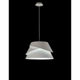 Alboran 41cm 1 Light Pendant Light - Silver