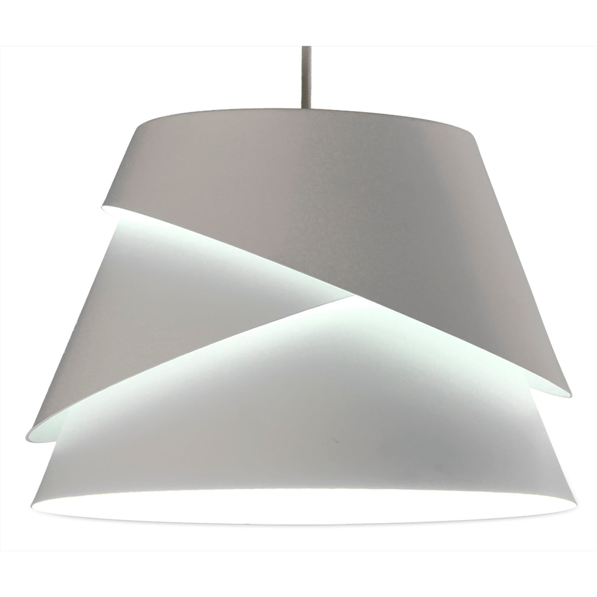 Alboran 33cm 1 Light Pendant Light - Silver