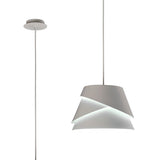 Alboran 33cm 1 Light Pendant Light - Silver