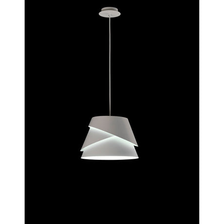 Alboran 33cm 1 Light Pendant Light - Silver