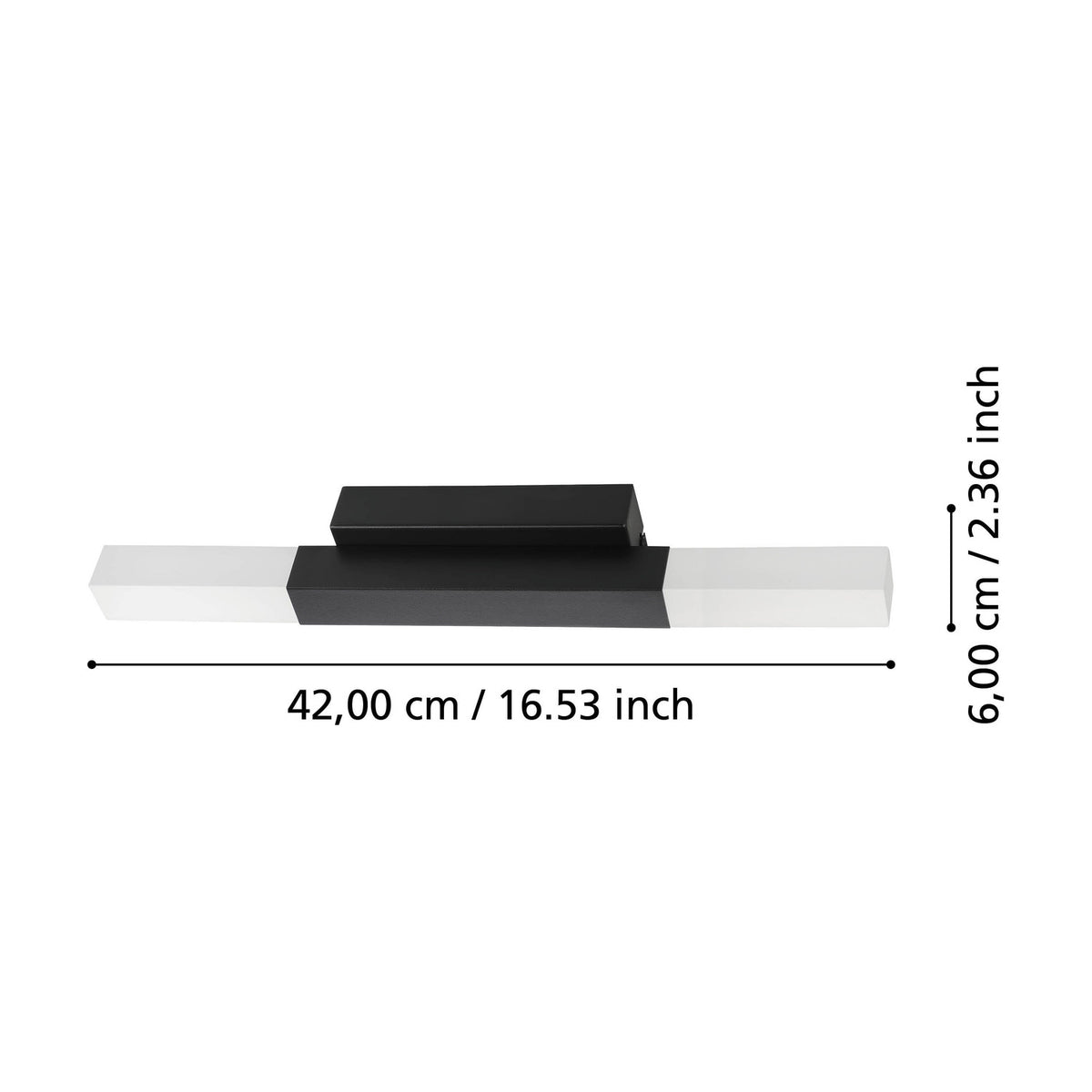 Alcudia LED Bathroom Wall Light - Black