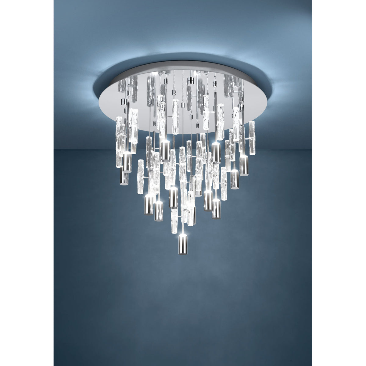 Alemdina 15 Light Ceiling Light - Chrome