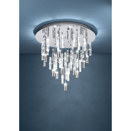 Alemdina 15 Light Ceiling Light - Chrome