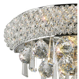 Alexandra Small 2 Light Crystal Wall Light - Chrome