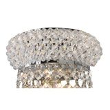 Alexandra Tall 3 Light Crystal Wall Light - Chrome