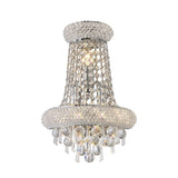 Alexandra Tall 3 Light Crystal Wall Light - Chrome