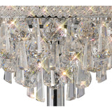 Alexandra 5 Light Crystal Table Lamp - Polished Chrome