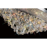 Alexandra 6 Light Crystal Flush Ceiling Light - Polished Chrome