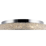 Alexandra 6 Light Crystal Flush Ceiling Light - Polished Chrome