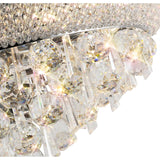Alexandra 6 Light Crystal Flush Ceiling Light - Polished Chrome