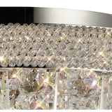 Alexandra 7 Light Crystal Flush Ceiling Light - Polished Chrome