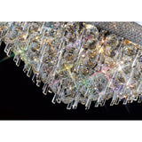 Alexandra 16 Light Crystal Flush Ceiling Light - Polished Chrome