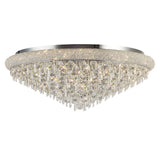 Alexandra 18 Light Crystal Flush Ceiling Light - Polished Chrome