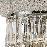 Alexandra 50cm 9 Light Crystal Chandelier - Polished Chrome