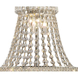 Alexandra 50cm 9 Light Crystal Chandelier - Polished Chrome