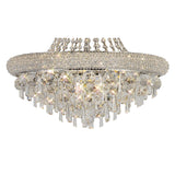 Alexandra 50cm 9 Light Crystal Chandelier - Polished Chrome