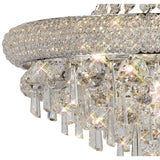 Alexandra 50cm 9 Light Crystal Chandelier - Polished Chrome