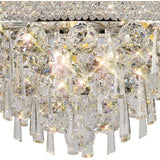 Alexandra 50cm 9 Light Crystal Chandelier - Polished Chrome