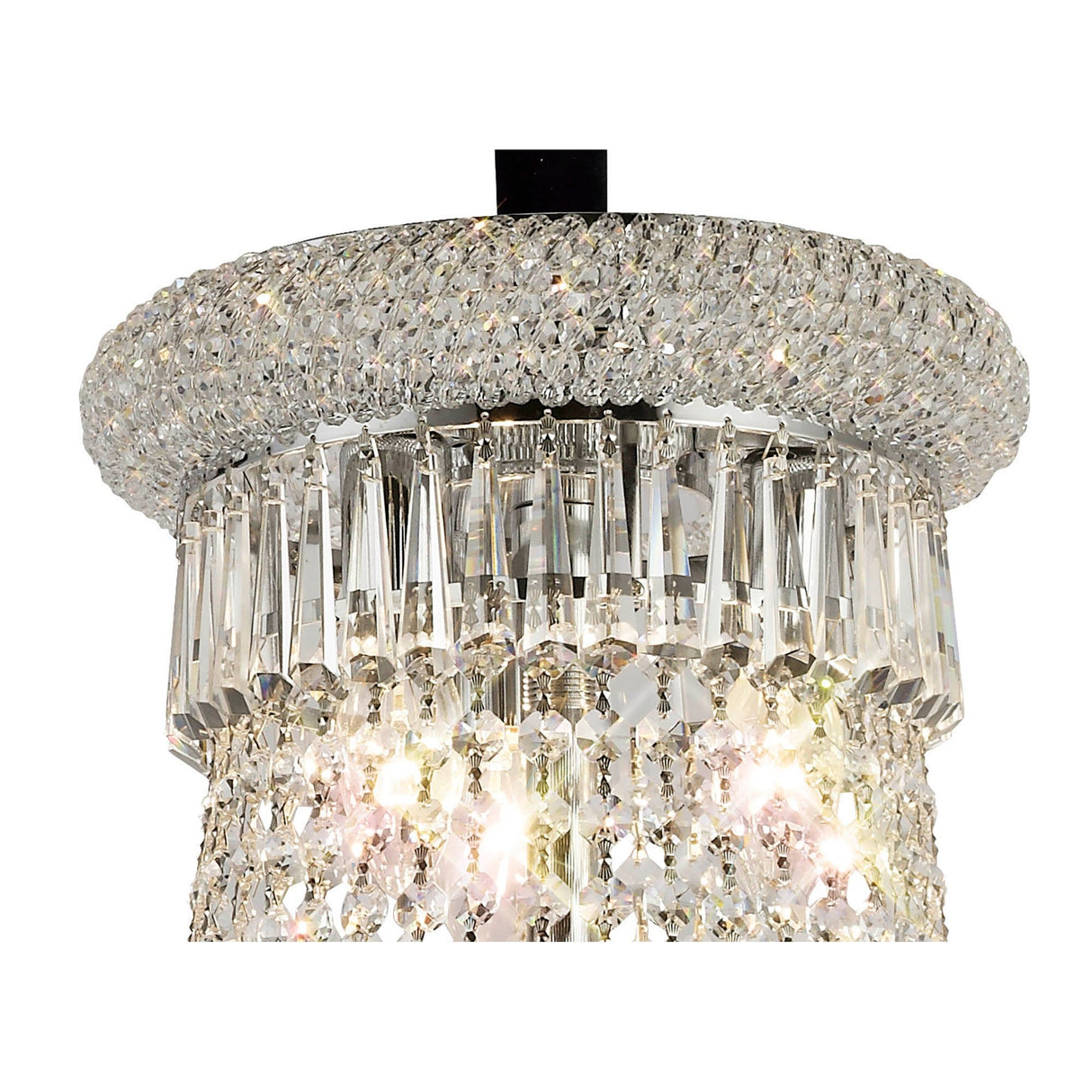 Alexandra 77cm 18 Light Crystal Chandelier - Chrome