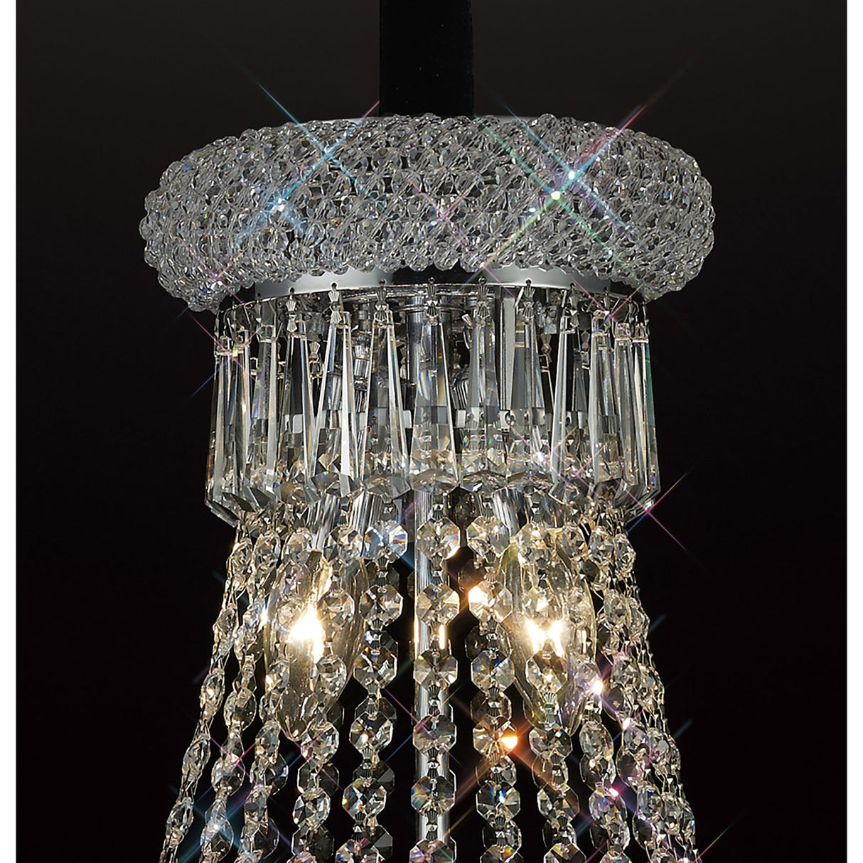 Alexandra 77cm 18 Light Crystal Chandelier - Chrome
