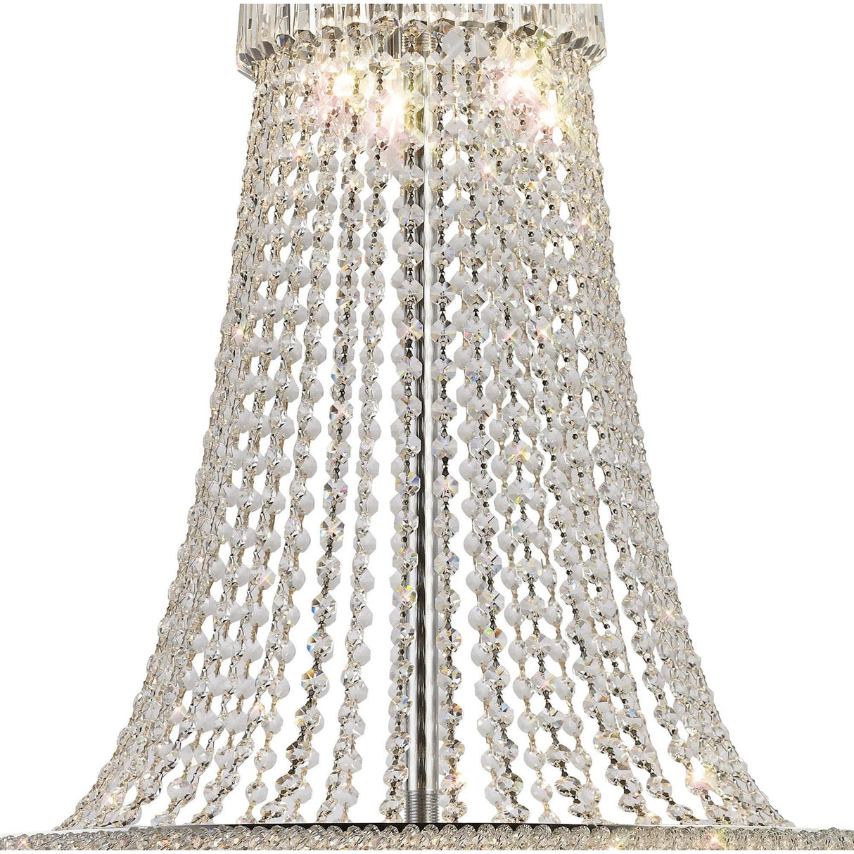 Alexandra 77cm 18 Light Crystal Chandelier - Chrome