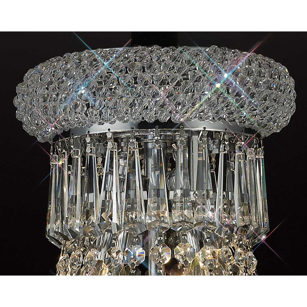 Alexandra 77cm 18 Light Crystal Chandelier - Chrome